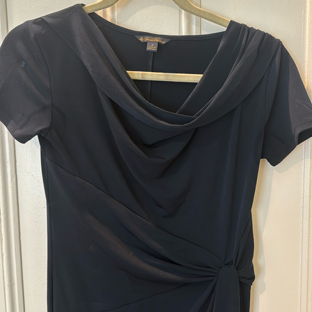 Brooks Brothers Jersey Dress in Navy